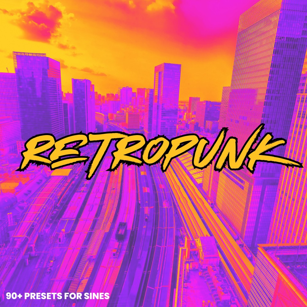 100 Retrowave Presets for Cherry Audio Sines VST Synth